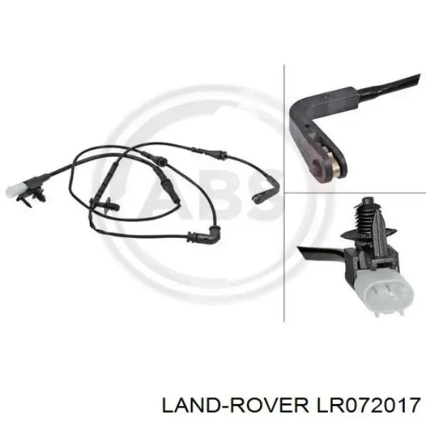 Czujnik zużycia klocków hamulcowych tylny LR072017 Land Rover