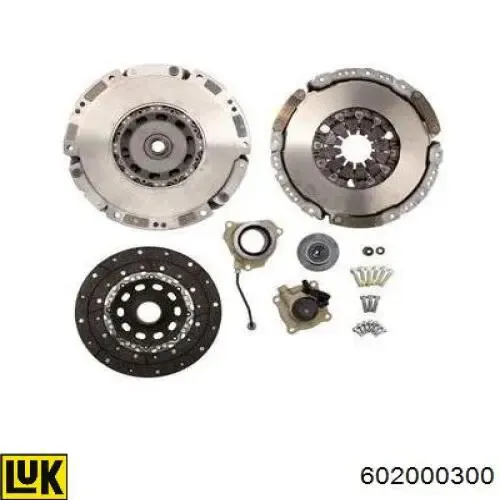 Zestaw sprzęgła (3 części) 55253082 Fiat/Alfa/Lancia