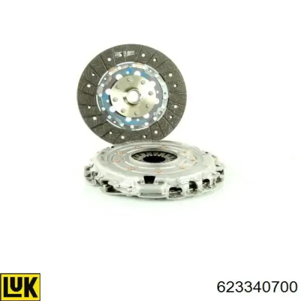 Zestaw sprzęgła (3 części) 623340700 LUK