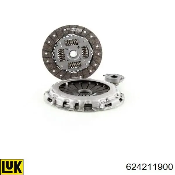 Zestaw sprzęgła (3 części) 624211900 LUK