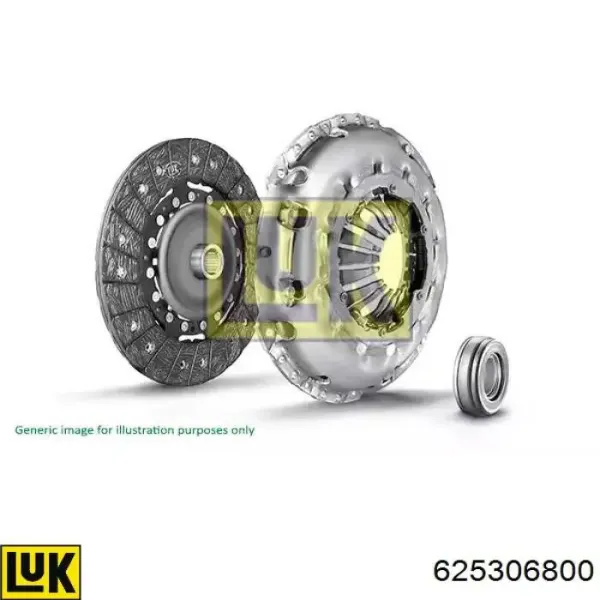 Zestaw sprzęgła (3 części) 625306800 LUK