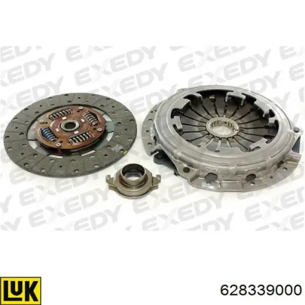 Zestaw sprzęgła (3 części) 628339000 LUK