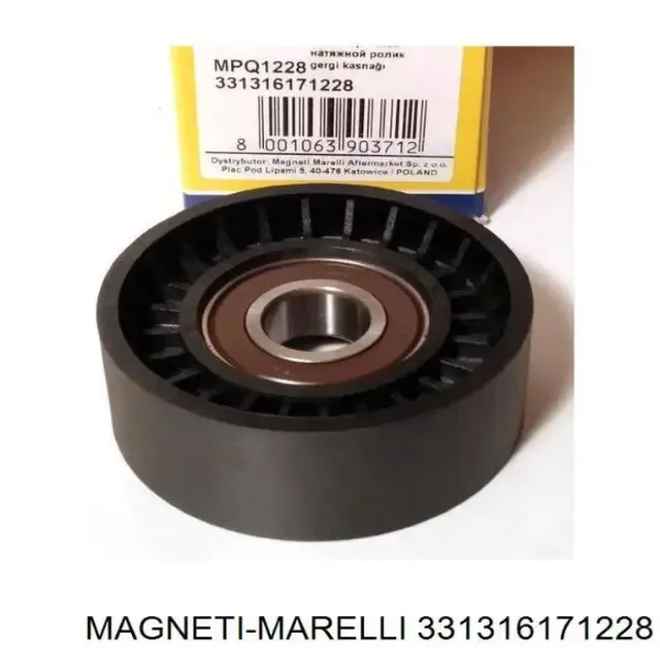 Rolka napinacza paska napędowego 331316171228 Magneti Marelli