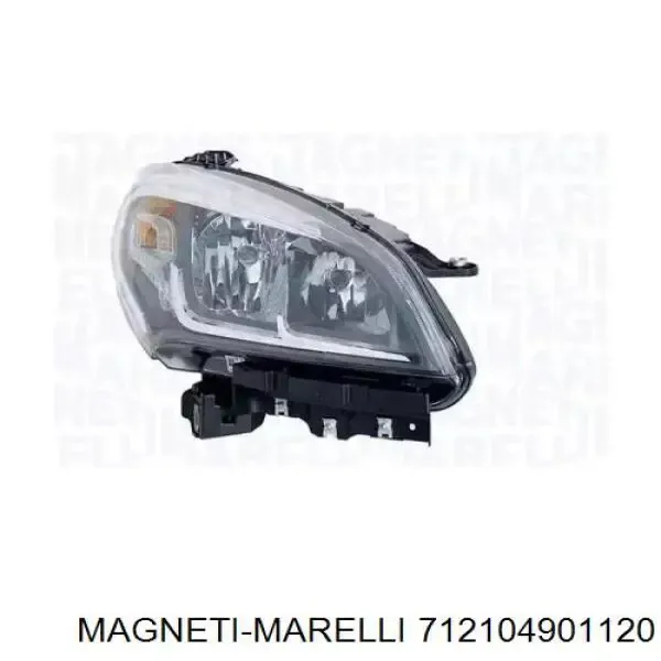 Reflektor prawy 52109256 Fiat/Alfa/Lancia