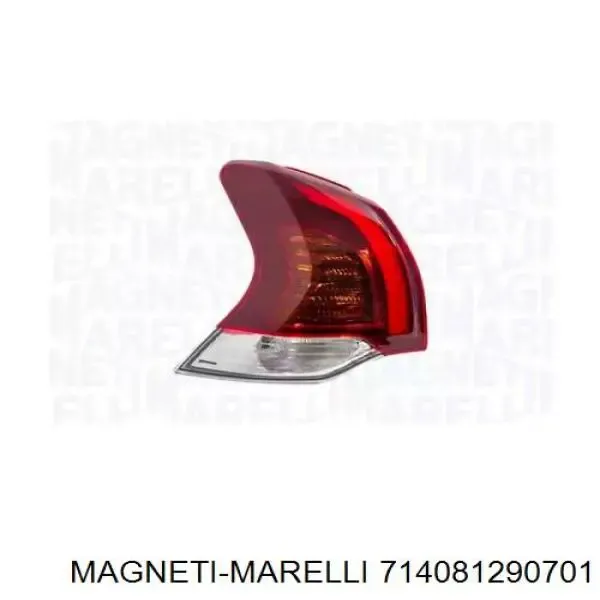 Lampa zespolona tylna lewa zewnętrzna 9805510580 Peugeot/Citroen