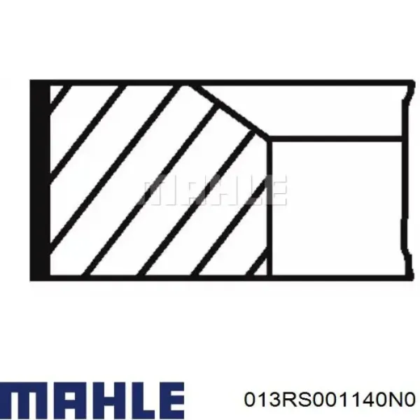Pierścienie tłokowe na 1 cylinder, STD. 013RS001140N0 Mahle Original
