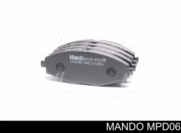 Klocki hamulcowe przednie tarczowe MPD06 Mando