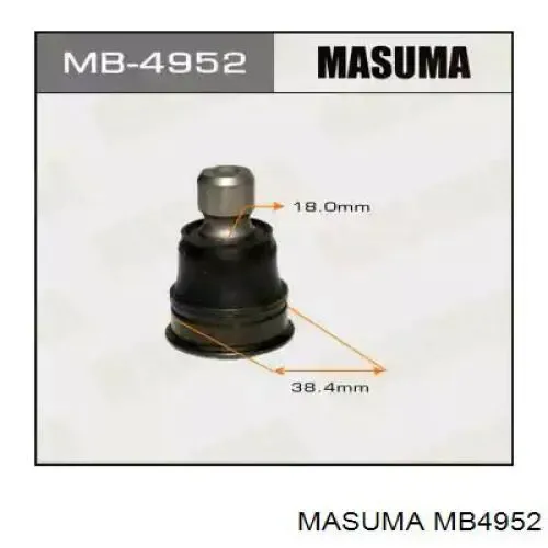 Sworzeń wahacza dolny MB4952 Masuma