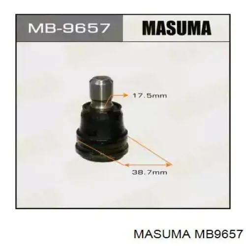 Sworzeń wahacza dolny MB9657 Masuma