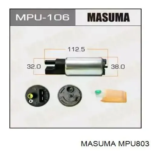 Moduł pompy paliwowej z czujnikiem poziomu paliwa MPU803 Masuma