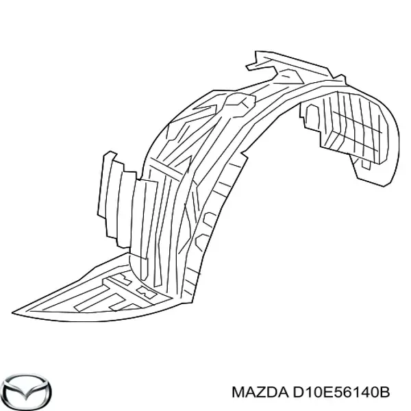 Nadkole błotnika przedniego lewe D10E56140B Mazda