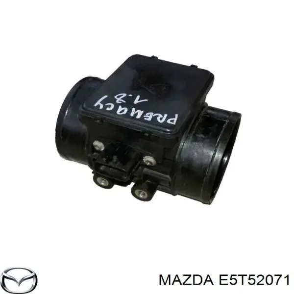 Czujnik przepływu powietrza, przepływomierz powietrza M.A.F. E5T52071 Mazda