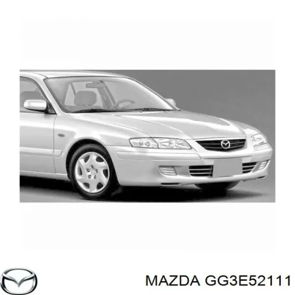 Błotnik przedni prawy GG3E52111 Mazda