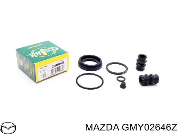 Zestaw naprawczy zacisku hamulcowego tylnego GMY02646Z Mazda