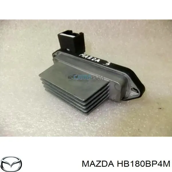 Rezystor wentylatora nagrzewnicy (ogrzewacza kabiny) HB180BP4M Mazda
