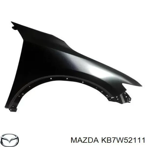 Błotnik przedni prawy KB7W52111 Mazda