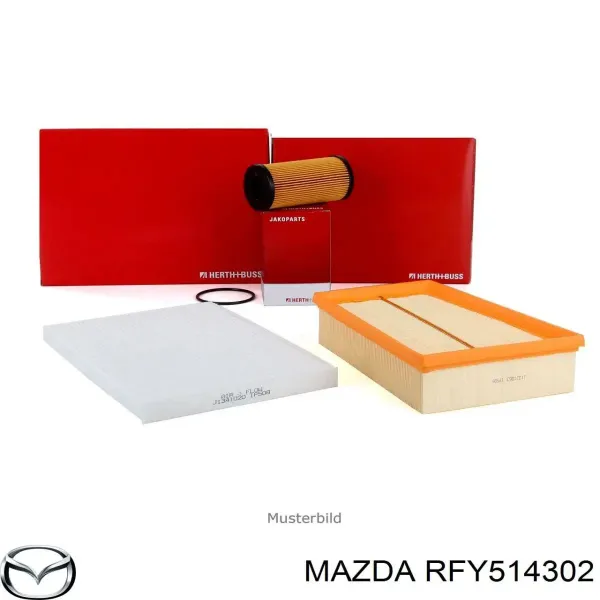 Do koszyka RFY514302 Mazda Filtr oleju