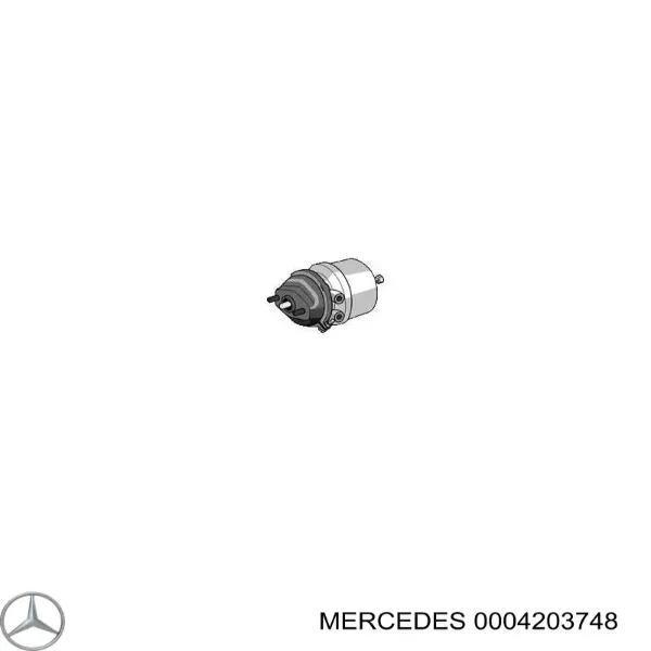 Przewód hamulcowy przedni 0004203748 Mercedes