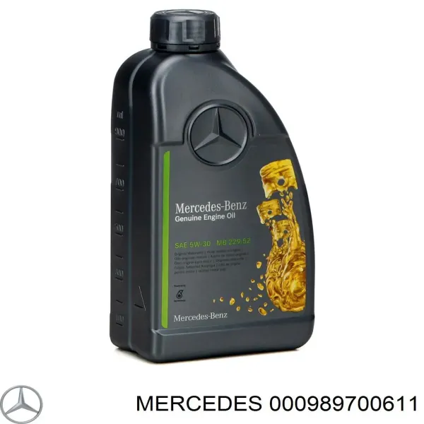 Olej do silnika 000989700611 Mercedes