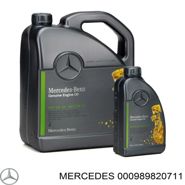 Olej do silnika 000989820711 Mercedes