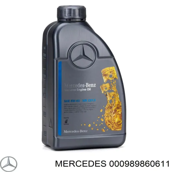 Olej do silnika 000989860611 Mercedes