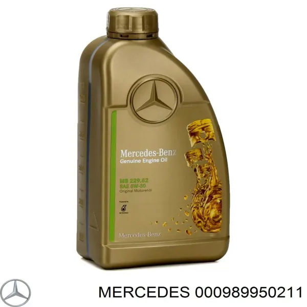 Olej do silnika A000989330911 Mercedes