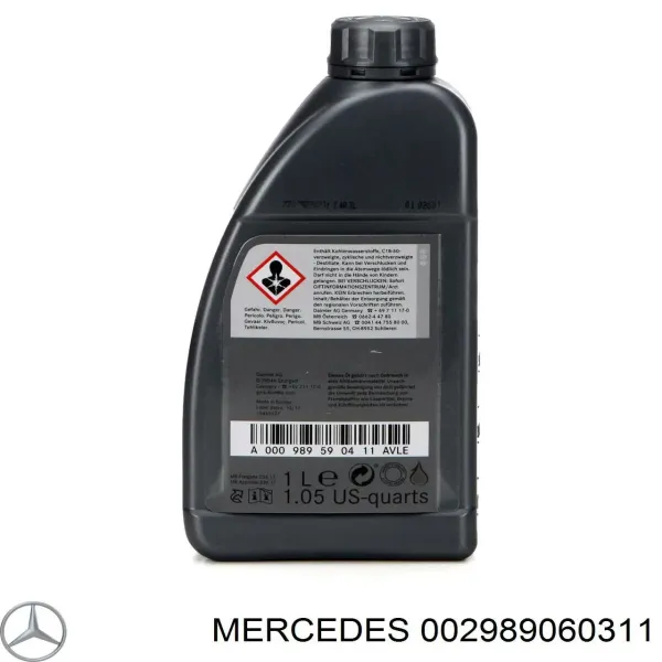 Olej przekładniowy 002989060311 Mercedes