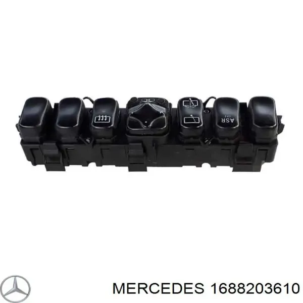 Blok przycisków na środkowej konsoli 1688203610 Mercedes
