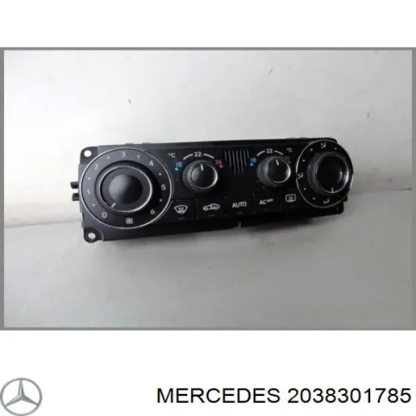 Sterownik trybów ogrzewania/klimatyzacji Mercedes C S203