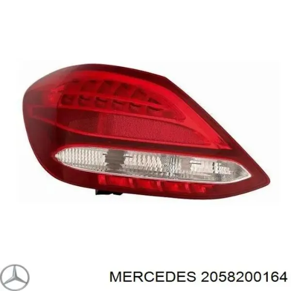 Lampa zespolona tylna lewa 2058200164 Mercedes