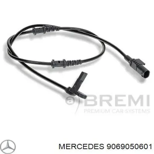 Czujnik ABS przedni Mercedes 9069050601 cena, od
