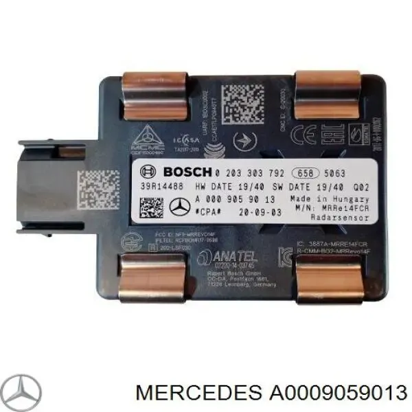 Czujnik Radarowy odległości A0009059013 Mercedes