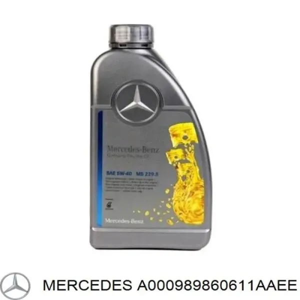 Olej do silnika A000989860611AAEE Mercedes