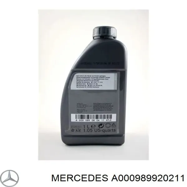 Olej do silnika A000989920211 Mercedes