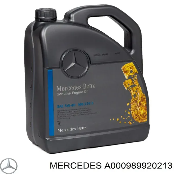 Olej do silnika A000989920213 Mercedes