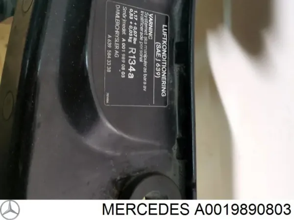 Olej do kompresora klimatyzacji A0019890803 Mercedes
