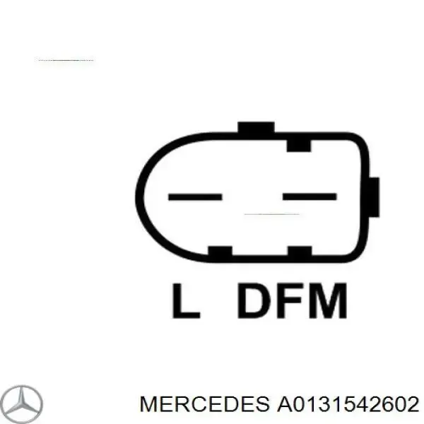Alternator A0131542602 Mercedes