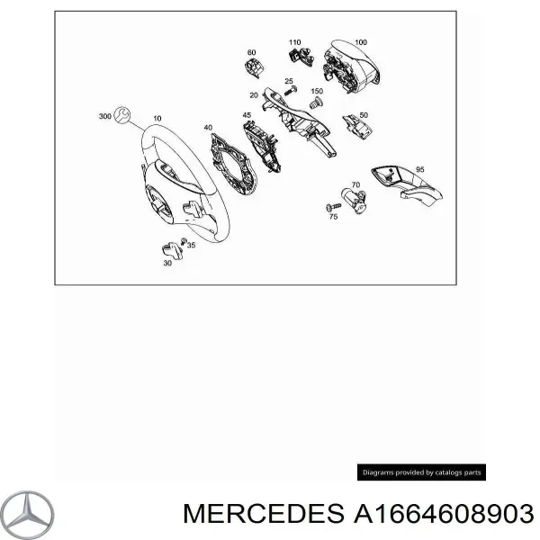 Kierownica Mercedes ML/GLE W166