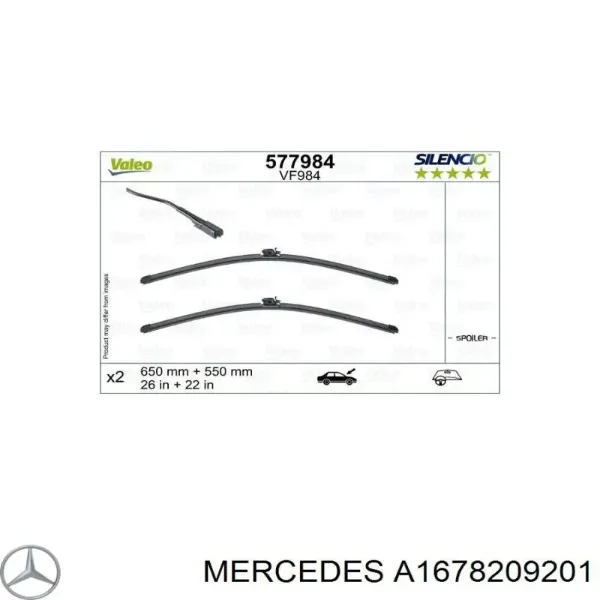 Pióro wycieraczki szyby przedniej kierowcy A1678209201 Mercedes