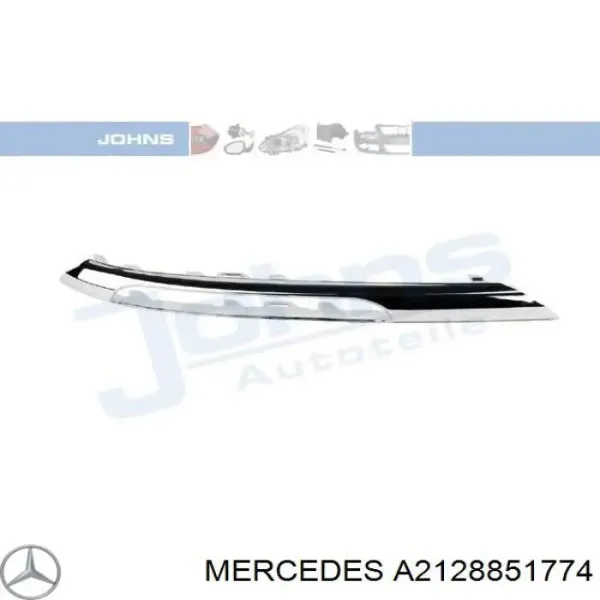 Listwa ochronna drzwi przednich lewych A2128851774 Mercedes