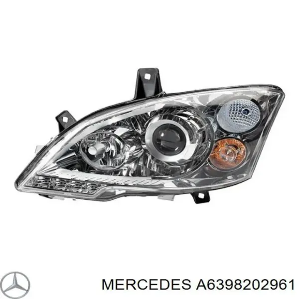 Reflektor prawy A6398202961 Mercedes