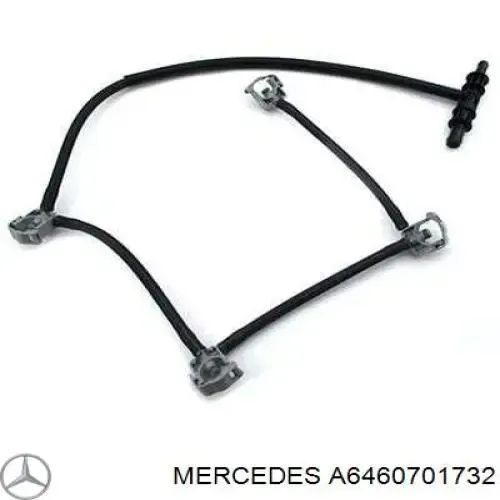 Rurka paliwa, zwrotna od wtryskiwaczy A6460701732 Mercedes