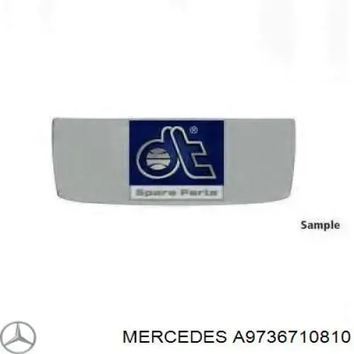 Szyba przednia A9736710810 Mercedes