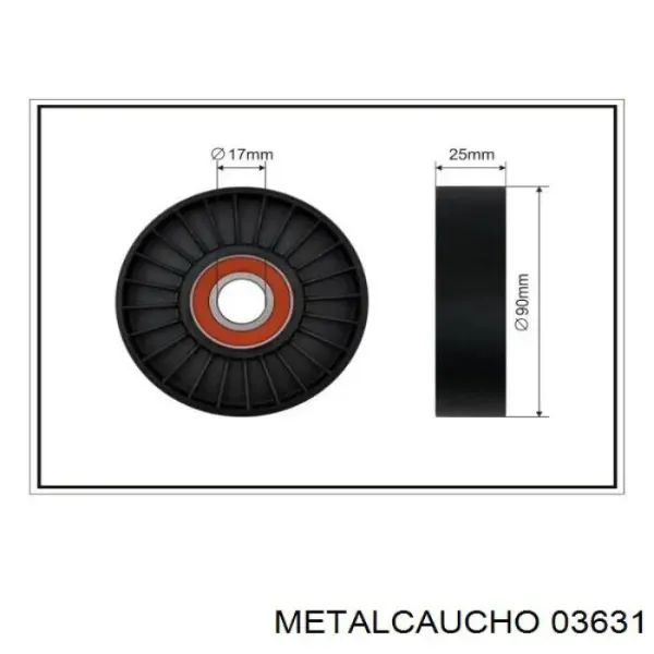Separator oleju układu wentylacji kadłuda (bloku silnika) 03631 Metalcaucho