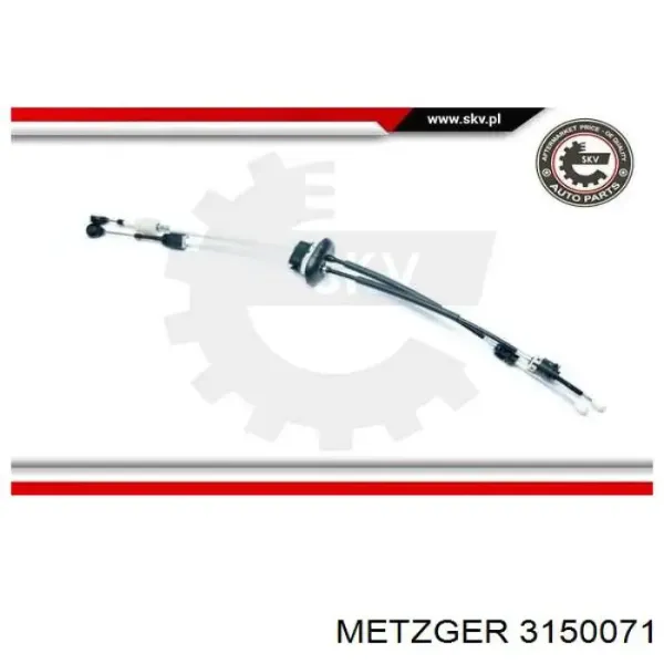 Linka dźwigni zmiany biegów podwójna 1401176480 Fiat/Alfa/Lancia