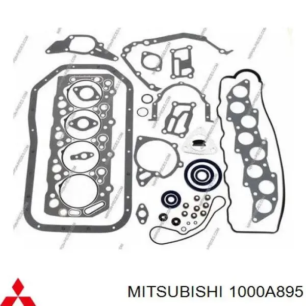 Zestaw uszczelek silnika pełny MD972215 Mitsubishi