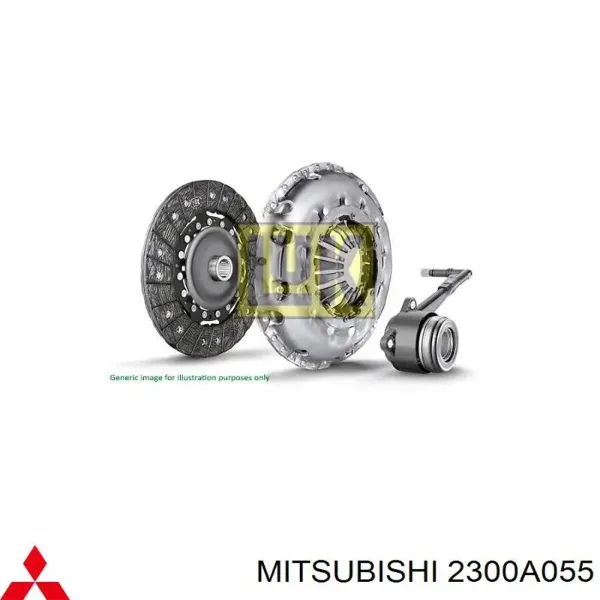Zestaw sprzęgła (3 części) 2300A055 Mitsubishi