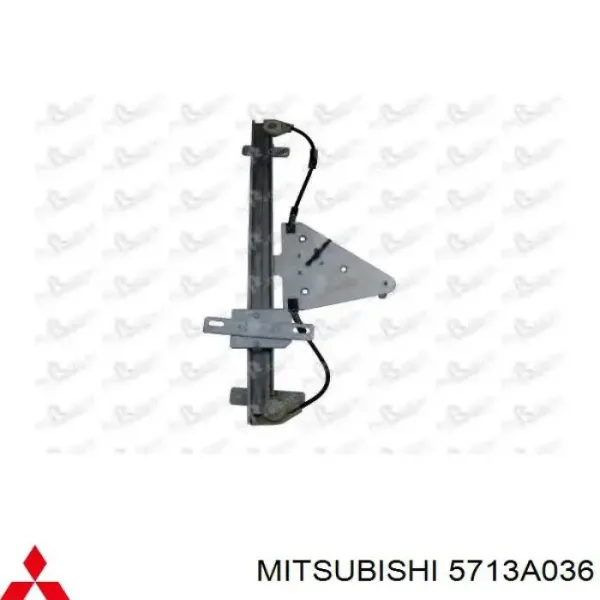 Mechanizm podnoszenia szyby drzwi przednich prawych 5713A036 Mitsubishi