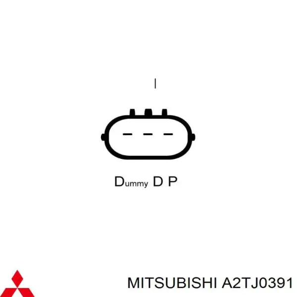 Alternator A2TJ0391 Mitsubishi