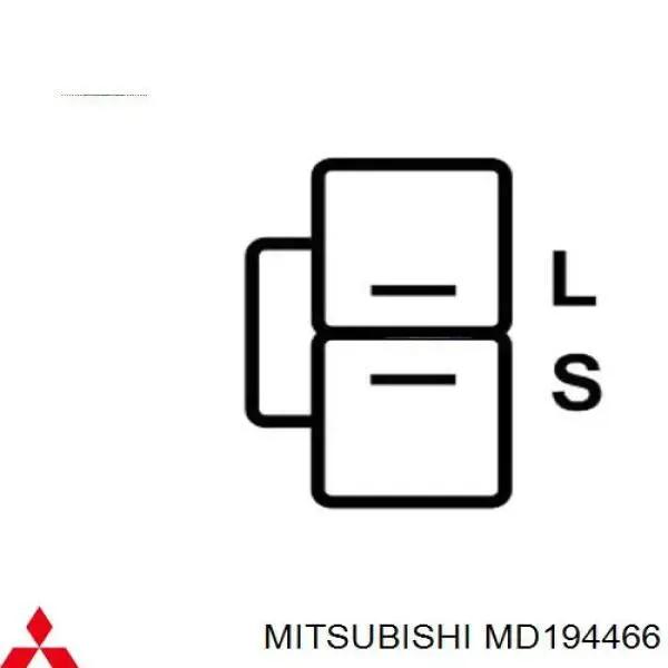Alternator MD194466 Mitsubishi